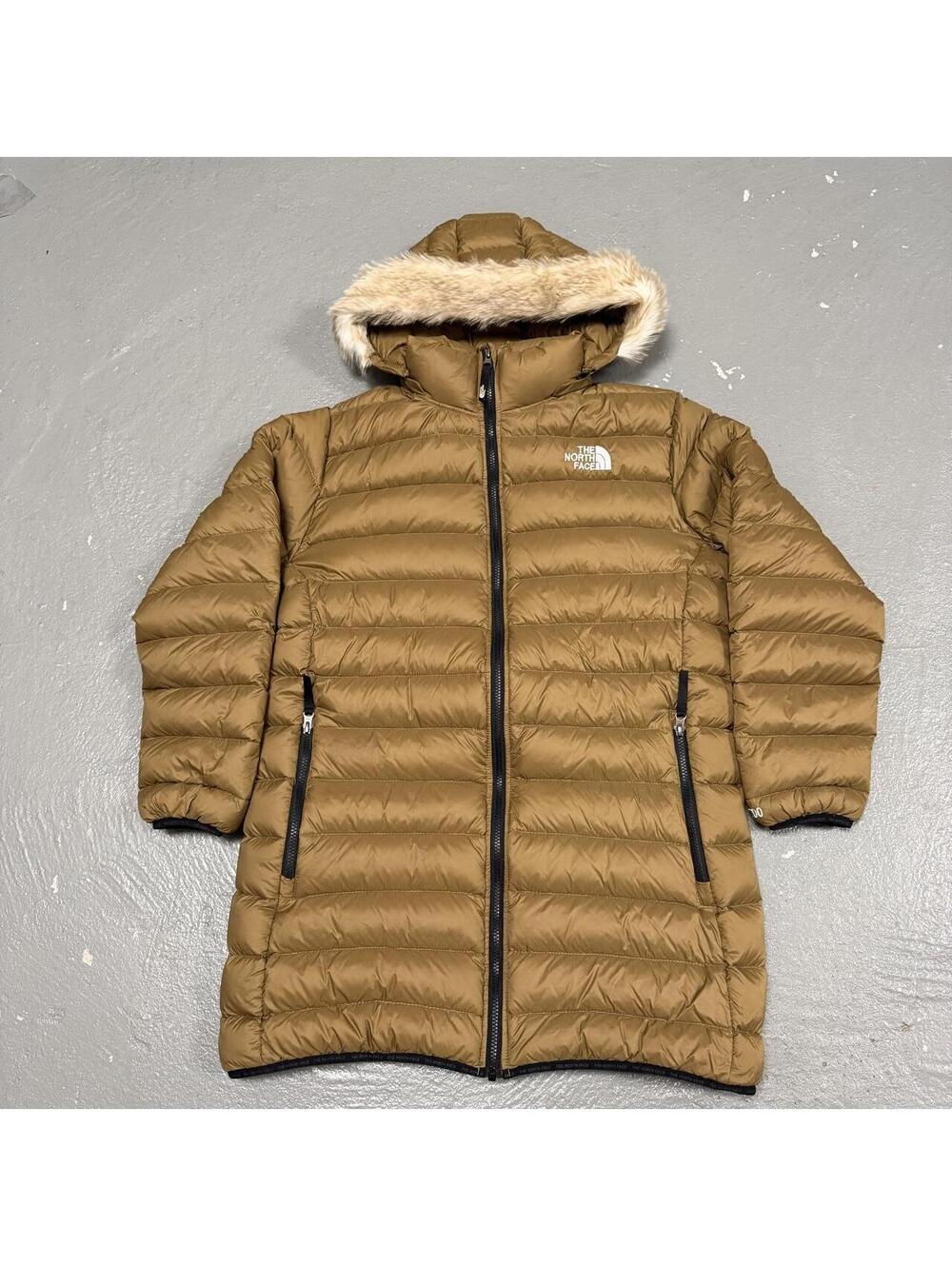 The North Face 700-Fill Down Parka Puffer Jacket Fur Trim Hood